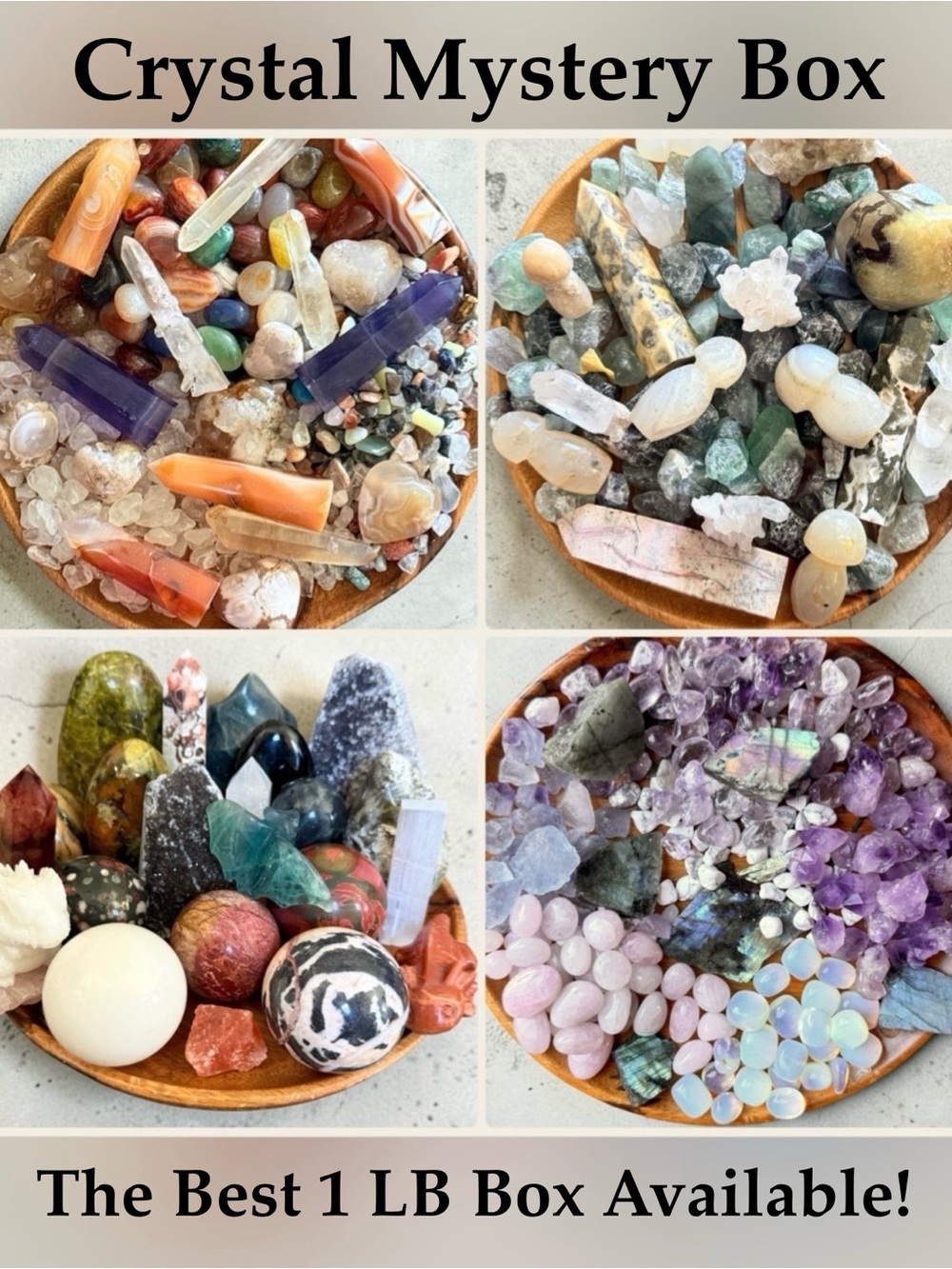 1 lb Crystal Confetti Mystery Box — The BEST 1 LB MYSTERY BOX AVAILABLE!